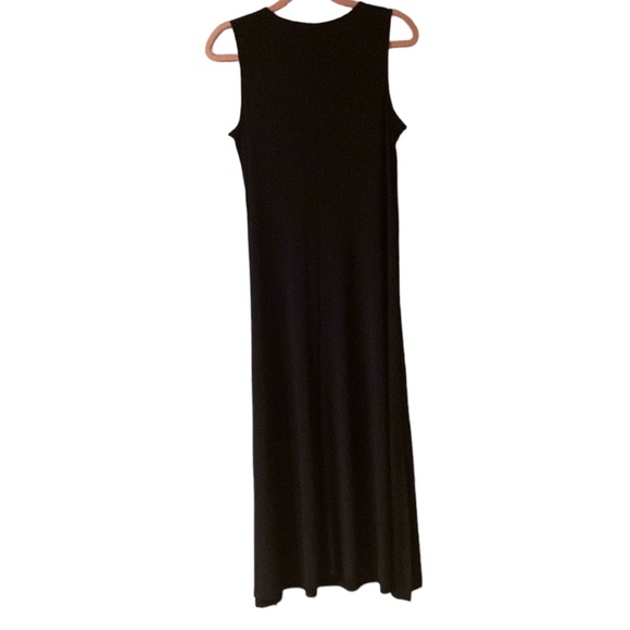 Attitudes by Renee, Size Medium Petite, Maxi Black Tank Dress - Picture 4 of 4
